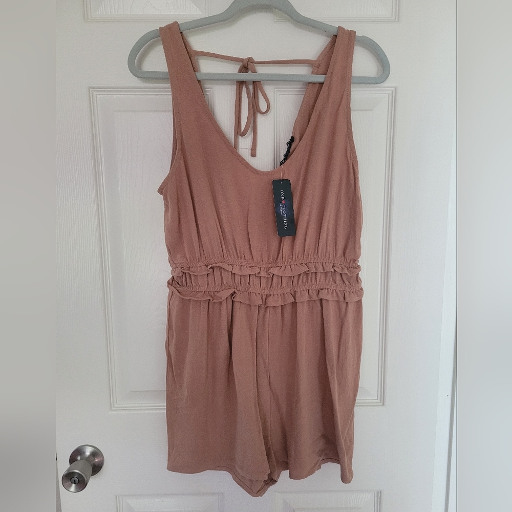 Tan Romper